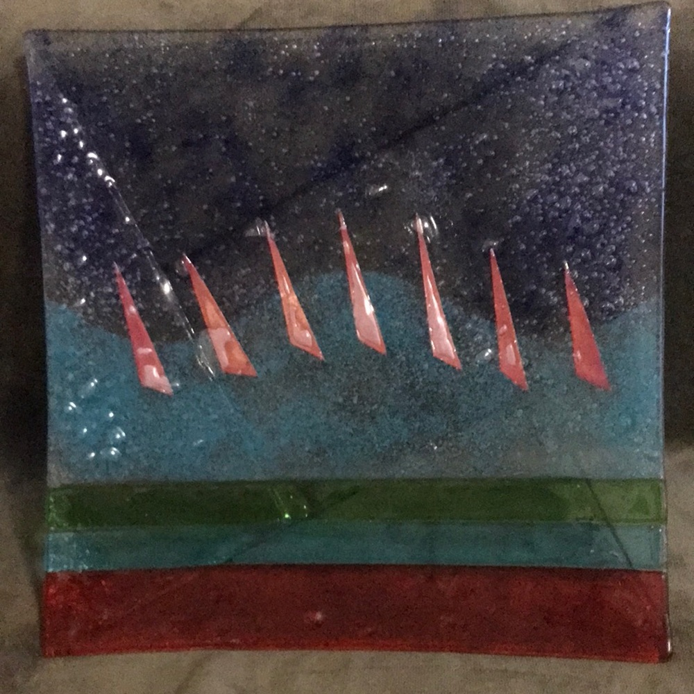 Cristal square plate